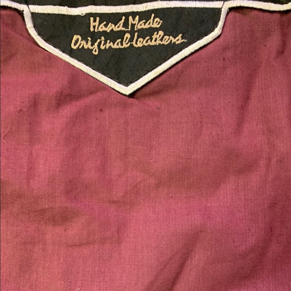 Men’s NWT Leather Jacket Vintage 2003 Hand Made - Picture 6 of 8